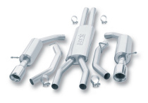 Ford Thunderbird 3.9L V8 2002 Catback Sportavgassystem Touring Borla